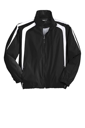 SPORT-TEK Unisex Colorblock Raglan Jacket at Amazon Men's Clothing
